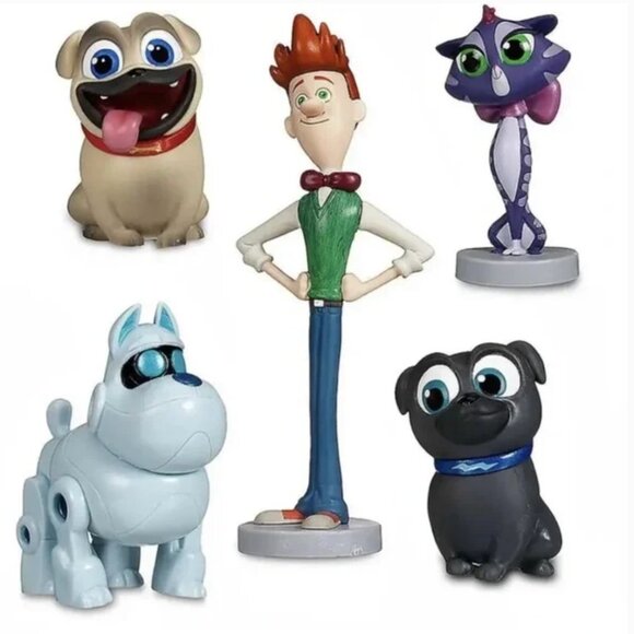 Disney Jr. Puppy Dog Pals Play Set with 5 Figurines - Picture 1 of 2